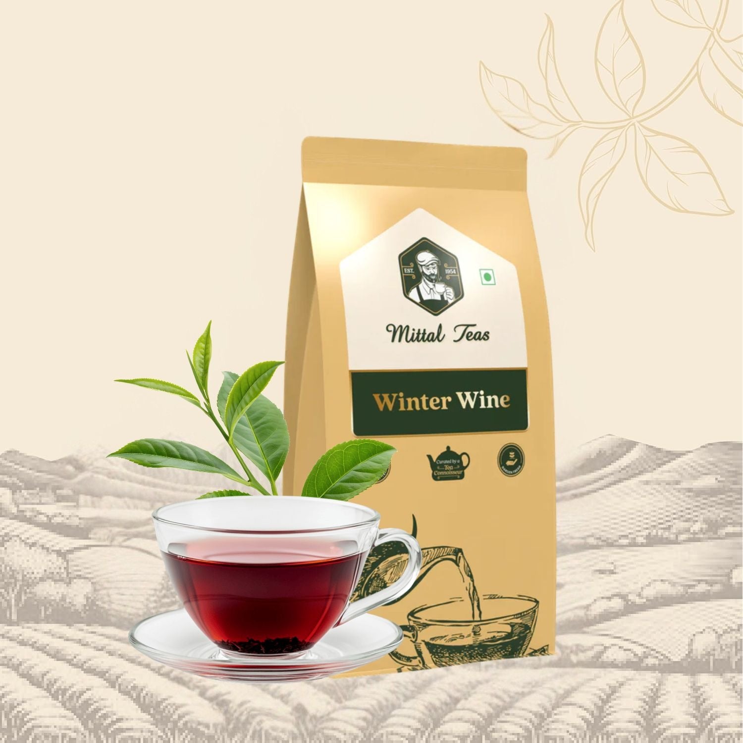 Mittal Teas – Winter Wine | Warming Hibiscus Infusion with Cinnamon, S