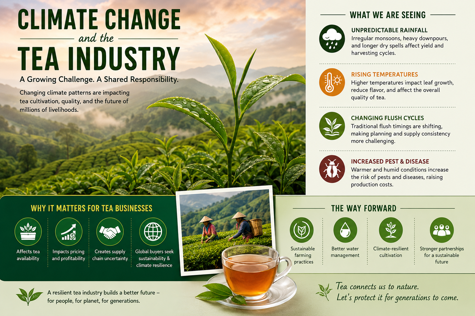 Climate Change and the Tea Industry: A Growing Challenge for Tea Busin