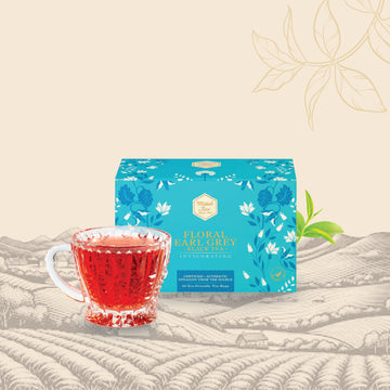 Mittal Teas, Floral Earl Grey Black Tea | 20 Eco Friendly, Hand-Crafted Tea Bags | Vegan, Keto Friendly, Gourmet, Imported, Certified, Authentic, Straight from The Source, Indian Tea