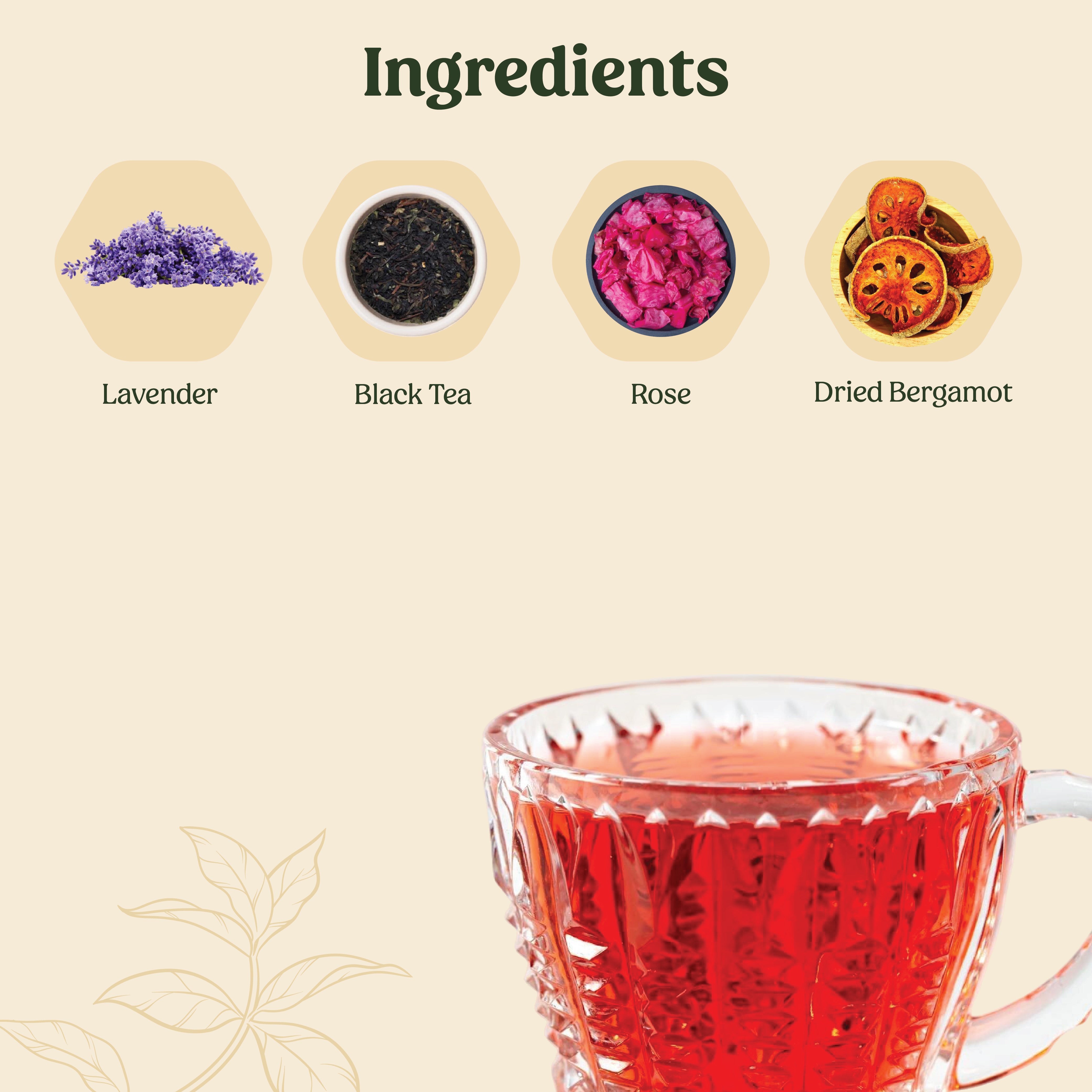 Mittal Teas, Floral Earl Grey Black Tea | 20 Eco Friendly, Hand-Crafted Tea Bags | Vegan, Keto Friendly, Gourmet, Imported, Certified, Authentic, Straight from The Source, Indian Tea