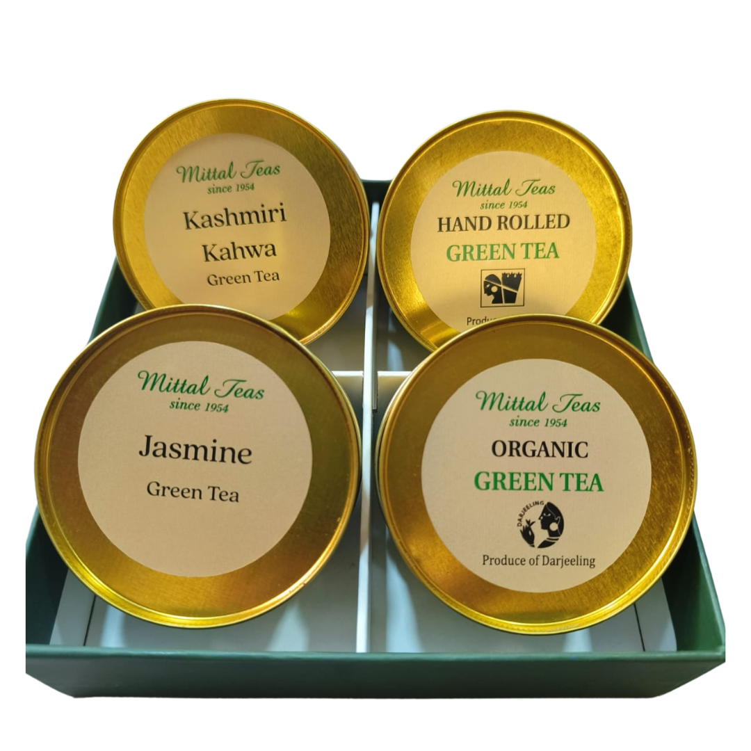 The Palace Royale Box | 4 Green teas - Mittal Teas