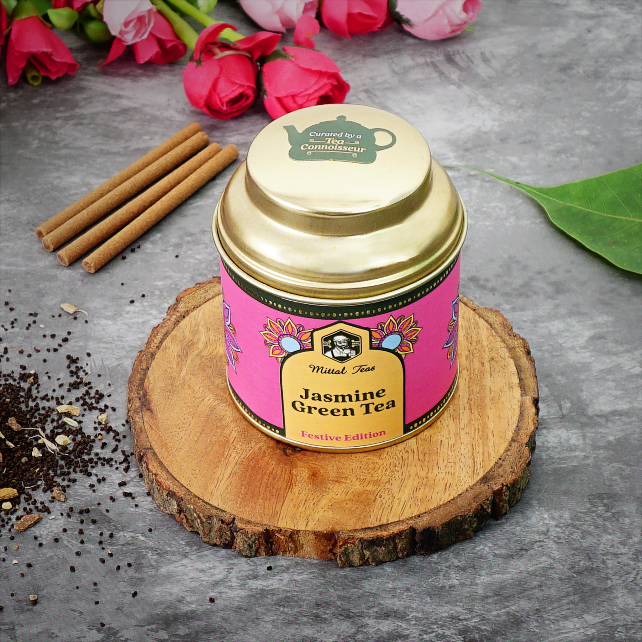 Jasmine Green Tea | 30g | Festive Edition - Mittal Teas