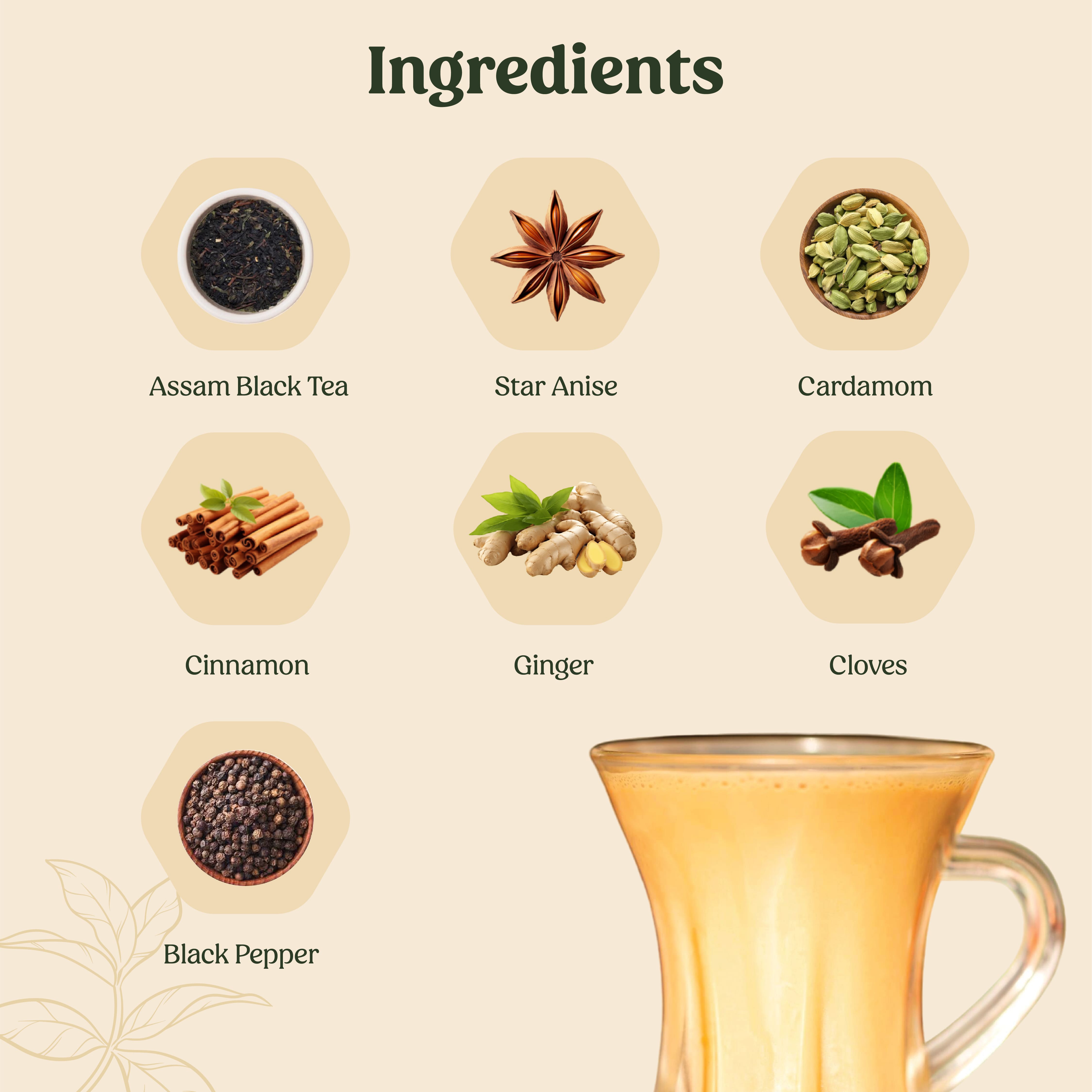Mittal Teas - Premium Chai Blend | Authentic Indian Spiced Tea with Assam Black Tea, Cardamom, Cinnamon, Ginger & Cloves | Rich & Aromatic Masala Chai – 100g