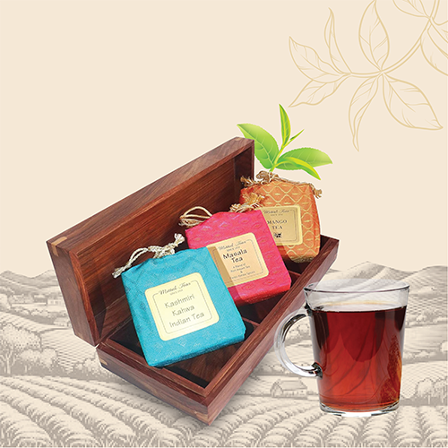 Mittal Tea Gift Box - Premium Assorted Teas 100g each | Healthy Gift Hampers | Tea Variety Pack | Perfect Festive Gift