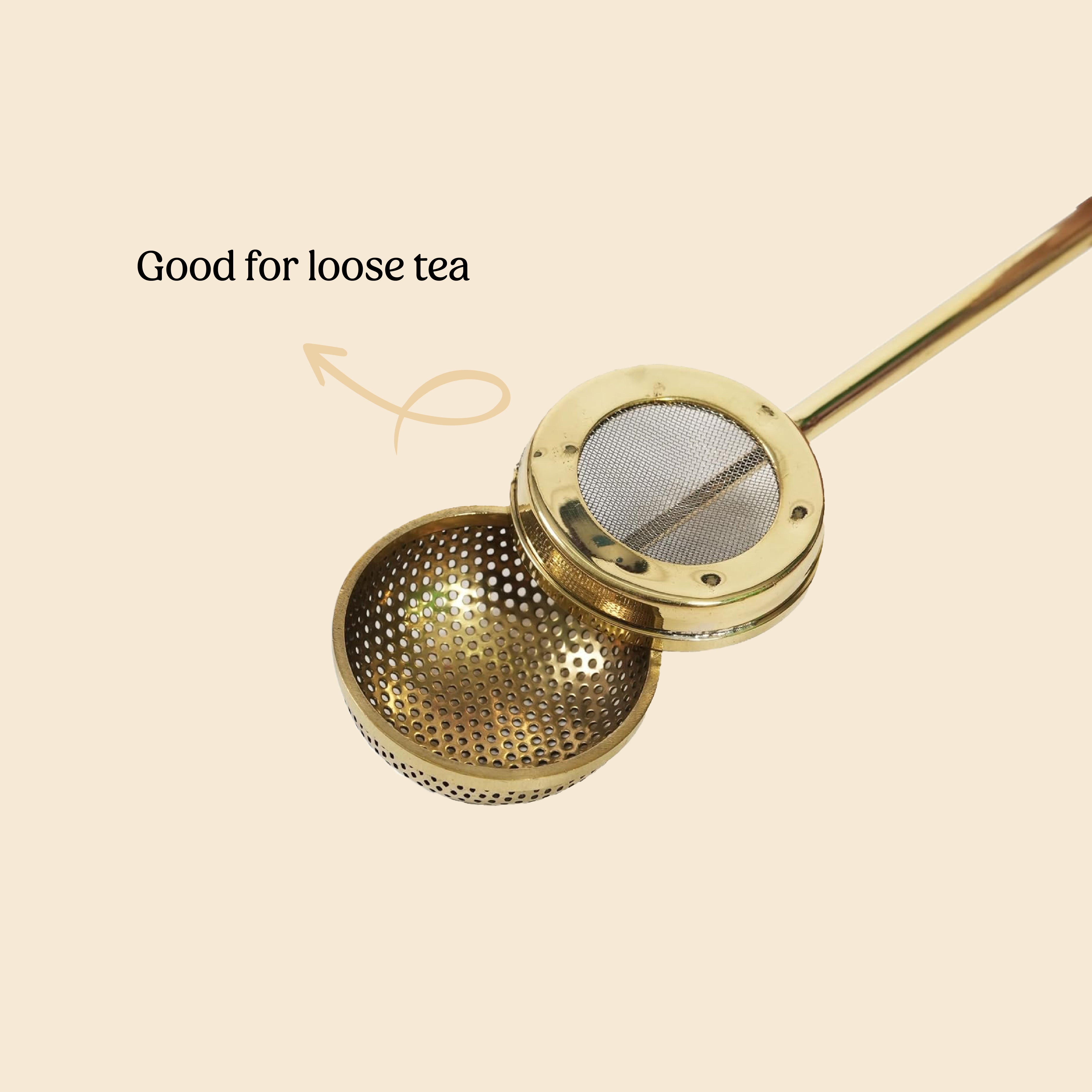 Spring Infuser | Brass | Dual Design