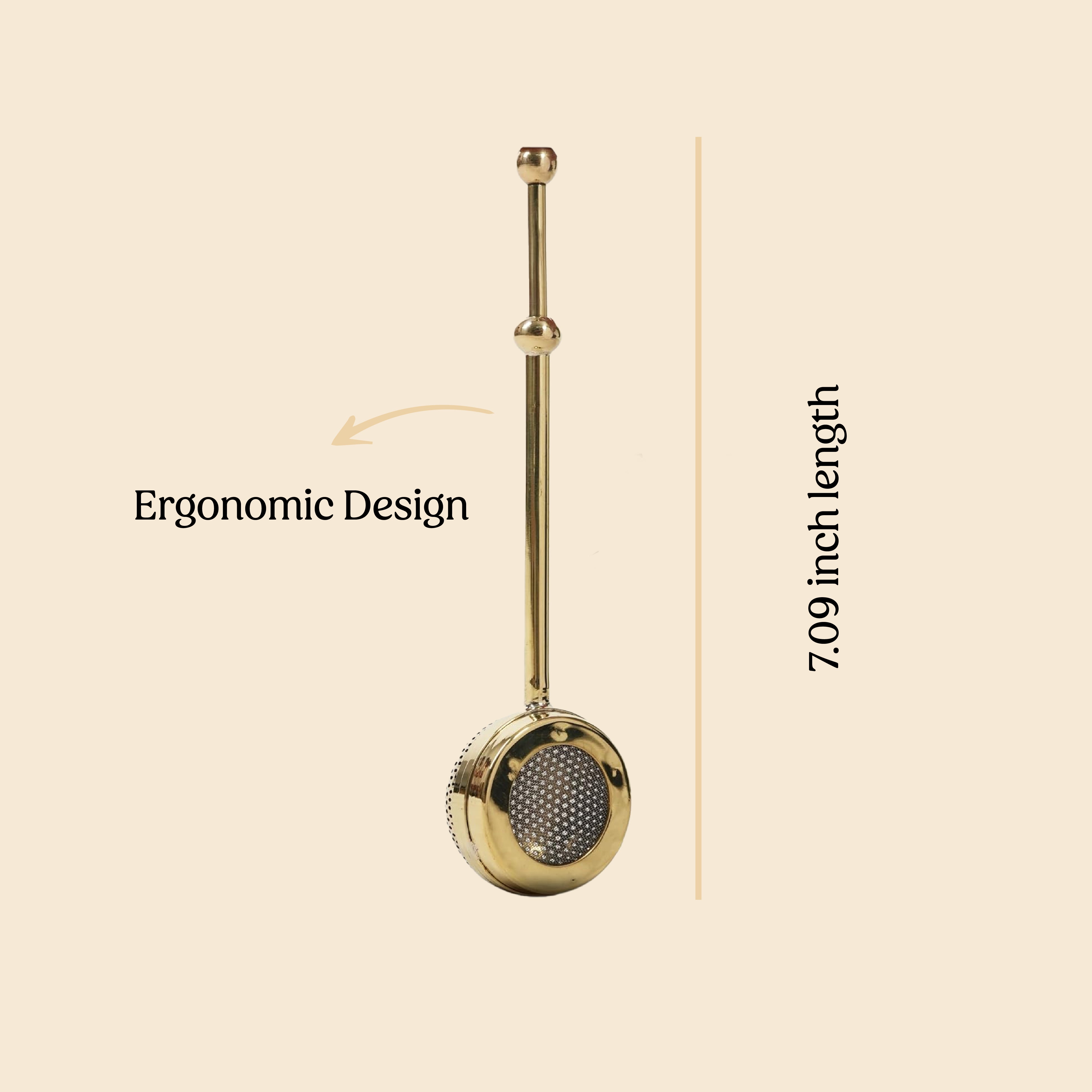 Spring Infuser | Brass | Dual Design