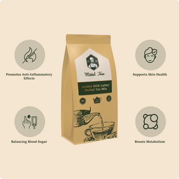 Turmeric Elixir Herbal Tea aka Golden Milk Latte Mix - Mittal Teas