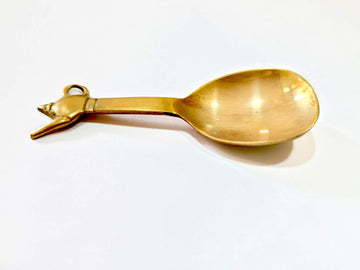 Vintage Brass Tea Spoon