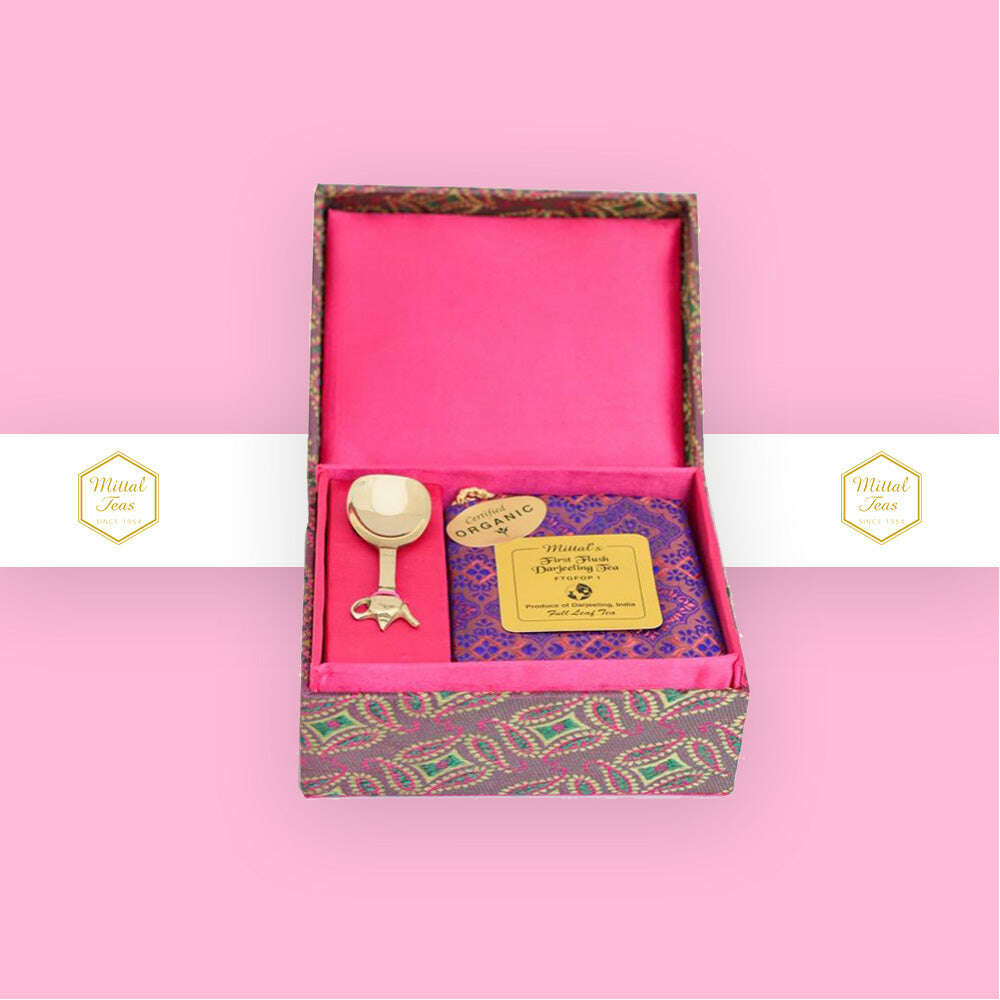 Ethnic Box with Spoon