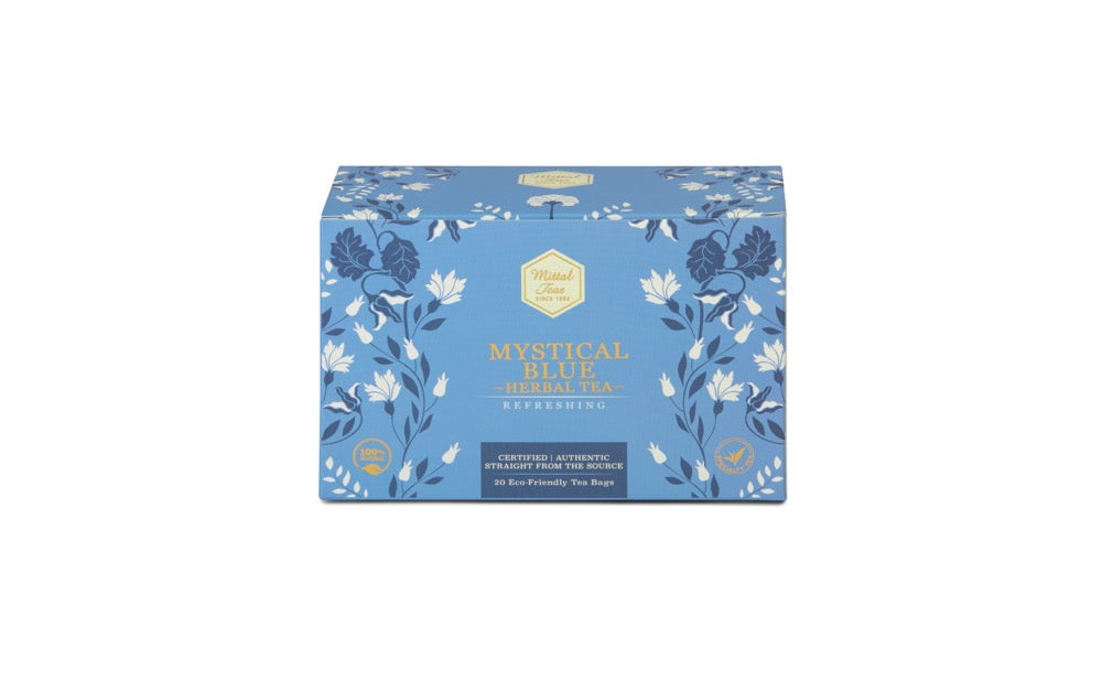 Mystical Blue Herbal Tea | 20 Eco Friendly Bags - Mittal Teas