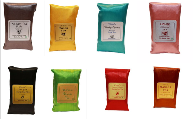 Silk Pouch 50g | Assam, Darjeeling, Masala Chai, Green, Oolong, Fruit Teas - Mittal Teas